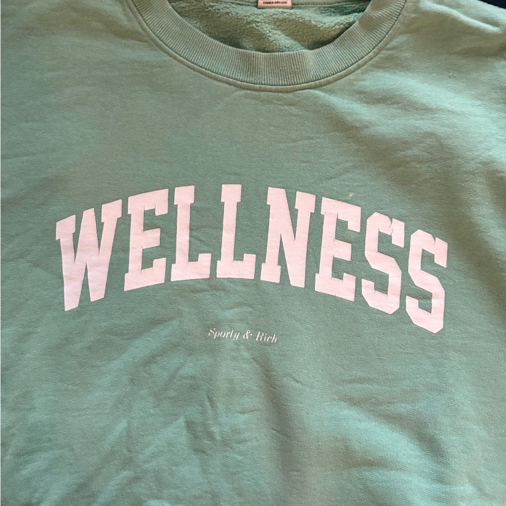 Sporty & Rich Mint Wellness Crewneck - Picture 2 of 5